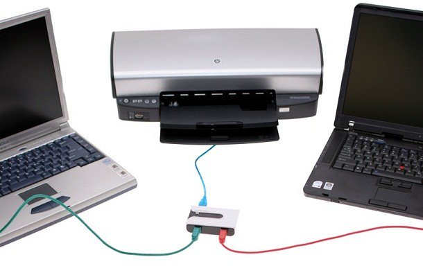 Cara sharing printer dengan kabel lan